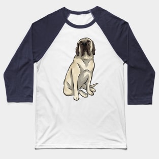 Cute English Mastiff Dog | Fawn Baseball T-Shirt